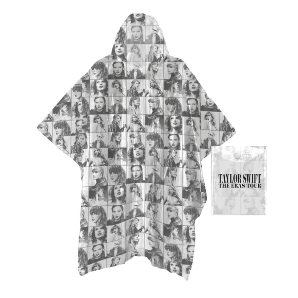 Taylor Swift The Eras Tour Poncho - NWT - One Size (stocking stuffer!) 🫶🏻🎁